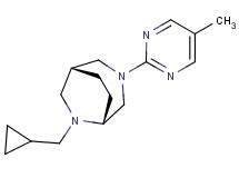(1R*,5R*)-6-(cyclopropylmethyl)-3-(5-methylpyrimidin-2-yl)-3,6-diazabicyclo[3.2.2]nonane