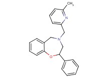 4-[(6-methyl-2-pyridinyl)methyl]-2-phenyl-2,3,4,5-tetrahydro-1,4-benzoxazepine