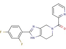 2-(2,4-difluorophenyl)-5-(pyridin-2-ylcarbonyl)-4,5,6,7-tetrahydro-1H-imidazo[4,5-c]pyridine