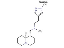 N-methyl-2-(1-methyl-1H-pyrazol-4-yl)-N-[(1S,9aR)-octahydro-2H-quinolizin-1-ylmethyl]ethanamine