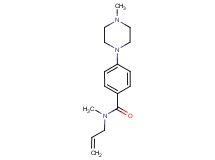 N-allyl-N-methyl-4-(4-methylpiperazin-1-yl)benzamide
