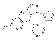 3-{(2,4-dimethylphenyl)[2-(2-furyl)-1H-imidazol-1-yl]methyl}pyridine