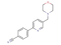 4-[5-(morpholin-4-ylmethyl)pyridin-2-yl]benzonitrile