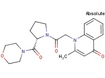 2-methyl-1-{2-[(2S)-2-(morpholin-4-ylcarbonyl)pyrrolidin-1-yl]-2-oxoethyl}quinolin-4(1H)-one