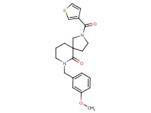7-(3-methoxybenzyl)-2-(3-thienylcarbonyl)-2,7-diazaspiro[4.5]decan-6-one