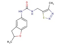 N-(2-methyl-2,3-dihydro-1-benzofuran-5-yl)-N'-[(4-methyl-1,2,3-thiadiazol-5-yl)methyl]urea