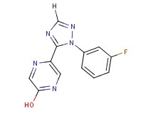 5-[1-(3-fluorophenyl)-1H-1,2,4-triazol-5-yl]pyrazin-2-ol