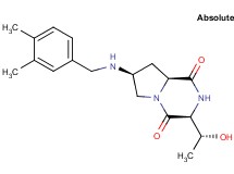 (3S,7S,8aS)-7-[(3,4-dimethylbenzyl)amino]-3-[(1R)-1-hydroxyethyl]hexahydropyrrolo[1,2-a]pyrazine-1,4-dione
