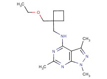N-{[1-(ethoxymethyl)cyclobutyl]methyl}-1,3,6-trimethyl-1H-pyrazolo[3,4-d]pyrimidin-4-amine