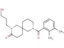 8-(2,3-dimethylbenzoyl)-2-(3-hydroxypropyl)-2,8-diazaspiro[5.5]undecan-3-one