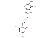 1-(2-{[(6,7-dimethyl-1H-benzimidazol-2-yl)methyl]amino}ethyl)-4,6-dimethylpyrimidin-2(1H)-one