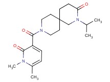 9-[(1,6-dimethyl-2-oxo-1,2-dihydropyridin-3-yl)carbonyl]-2-isopropyl-2,9-diazaspiro[5.5]undecan-3-one