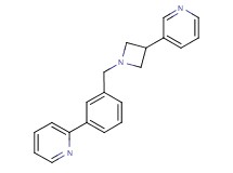 2-(3-{[3-(3-pyridinyl)-1-azetidinyl]methyl}phenyl)pyridine