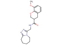 8-methoxy-N-(6,7,8,9-tetrahydro-5H-[1,2,4]triazolo[4,3-a]azepin-3-ylmethyl)-3-chromanecarboxamide