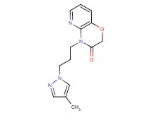 4-[3-(4-methyl-1H-pyrazol-1-yl)propyl]-2H-pyrido[3,2-b][1,4]oxazin-3(4H)-one