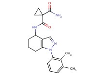 N~1~-[1-(2,3-dimethylphenyl)-4,5,6,7-tetrahydro-1H-indazol-4-yl]-1,1-cyclopropanedicarboxamide