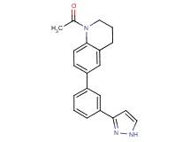 1-acetyl-6-[3-(1H-pyrazol-3-yl)phenyl]-1,2,3,4-tetrahydroquinoline