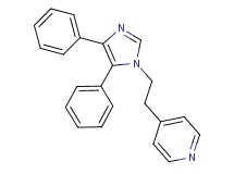 4-[2-(4,5-diphenyl-1H-imidazol-1-yl)ethyl]pyridine