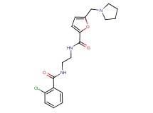 N-{2-[(2-chlorobenzoyl)amino]ethyl}-5-(pyrrolidin-1-ylmethyl)-2-furamide