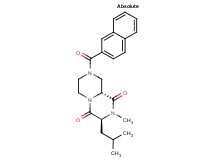 (3S,9aR)-3-isobutyl-2-methyl-8-(2-naphthoyl)tetrahydro-2H-pyrazino[1,2-a]pyrazine-1,4(3H,6H)-dione