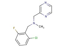 (2-chloro-6-fluorobenzyl)methyl(pyrazin-2-ylmethyl)amine