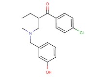 (4-chlorophenyl)[1-(3-hydroxybenzyl)-3-piperidinyl]methanone