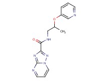 N-[2-(pyridin-3-yloxy)propyl][1,2,4]triazolo[1,5-a]pyrimidine-2-carboxamide