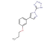 5-[4-(3-propoxyphenyl)-1H-pyrazol-1-yl]-1H-tetrazole