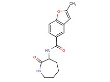 2-methyl-N-(2-oxo-3-azepanyl)-1-benzofuran-5-carboxamide