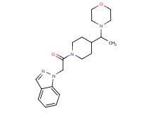 1-{2-[4-(1-morpholin-4-ylethyl)piperidin-1-yl]-2-oxoethyl}-1H-indazole