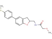 2-methoxy-N-({5-[4-(methylthio)phenyl]-2,3-dihydro-1-benzofuran-2-yl}methyl)acetamide