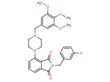 2-(3-chlorobenzyl)-4-[4-(3,4,5-trimethoxybenzyl)-1-piperazinyl]-1H-isoindole-1,3(2H)-dione