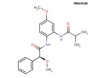 N-(5-methoxy-2-{[(2S)-2-methoxy-2-phenylacetyl]amino}phenyl)-2-methylpropanamide