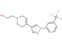 2-[4-{1-[3-(trifluoromethyl)phenyl]-1H-pyrazol-4-yl}-3,6-dihydropyridin-1(2H)-yl]ethanol
