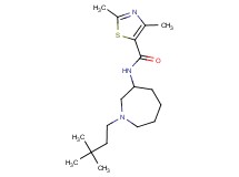 N-[1-(3,3-dimethylbutyl)azepan-3-yl]-2,4-dimethyl-1,3-thiazole-5-carboxamide