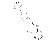 N-{2-[4-(1H-imidazol-2-yl)-1H-1,2,3-triazol-1-yl]ethyl}-3-methylpyridin-2-amine