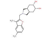 (3aR*,5R*,6S*,7aS*)-2-[(3,5-dimethyl-1-benzofuran-2-yl)methyl]octahydro-1H-isoindole-5,6-diol