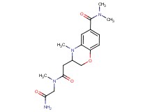 3-{2-[(2-amino-2-oxoethyl)(methyl)amino]-2-oxoethyl}-N,N,4-trimethyl-3,4-dihydro-2H-1,4-benzoxazine-6-carboxamide