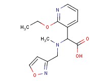 (2-ethoxypyridin-3-yl)[(isoxazol-3-ylmethyl)(methyl)amino]acetic acid