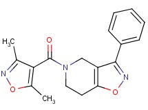 5-[(3,5-dimethyl-4-isoxazolyl)carbonyl]-3-phenyl-4,5,6,7-tetrahydroisoxazolo[4,5-c]pyridine