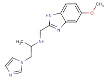 1-(1H-imidazol-1-yl)-N-[(5-methoxy-1H-benzimidazol-2-yl)methyl]propan-2-amine