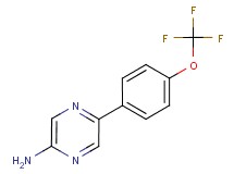 5-[4-(trifluoromethoxy)phenyl]-2-pyrazinamine