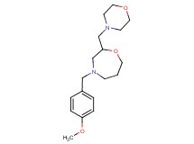 4-(4-methoxybenzyl)-2-(morpholin-4-ylmethyl)-1,4-oxazepane