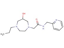 2-(6-hydroxy-4-propyl-1,4-diazepan-1-yl)-N-(pyridin-2-ylmethyl)acetamide