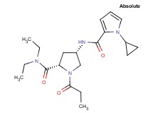 (4S)-4-{[(1-cyclopropyl-1H-pyrrol-2-yl)carbonyl]amino}-N,N-diethyl-1-propionyl-L-prolinamide