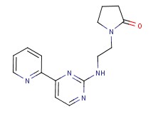 1-(2-{[4-(2-pyridinyl)-2-pyrimidinyl]amino}ethyl)-2-pyrrolidinone