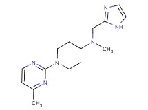 N-(1H-imidazol-2-ylmethyl)-N-methyl-1-(4-methylpyrimidin-2-yl)piperidin-4-amine