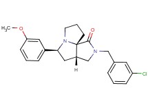 (3aS*,5S*,9aS*)-2-(3-chlorobenzyl)-5-(3-methoxyphenyl)hexahydro-7H-pyrrolo[3,4-g]pyrrolizin-1(2H)-one