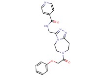 N-{[7-(2-phenoxyacetyl)-6,7,8,9-tetrahydro-5H-[1,2,4]triazolo[4,3-d][1,4]diazepin-3-yl]methyl}isonicotinamide