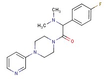 1-(4-fluorophenyl)-N,N-dimethyl-2-oxo-2-[4-(3-pyridinyl)-1-piperazinyl]ethanamine